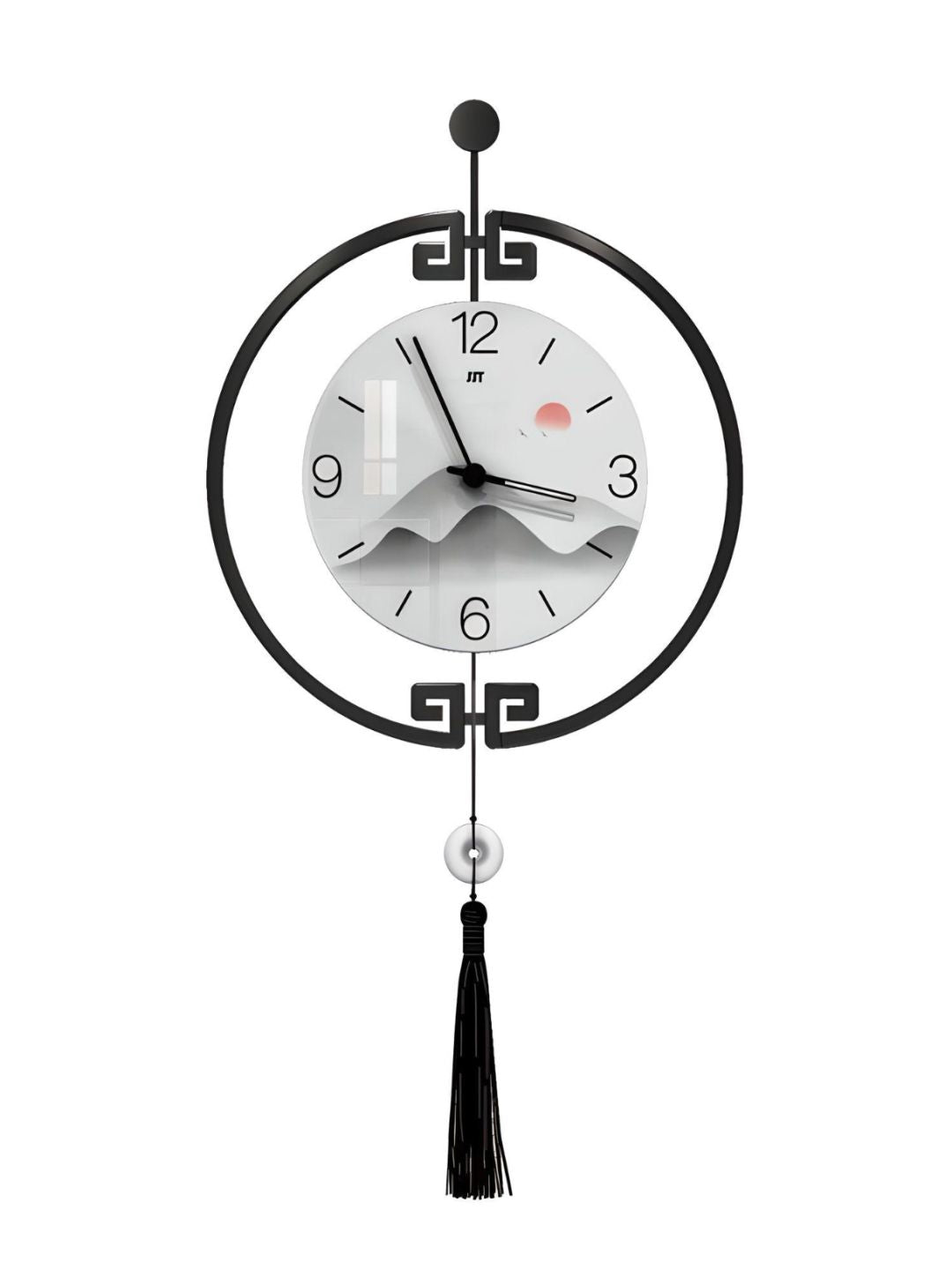 Abstract shaped wall clock