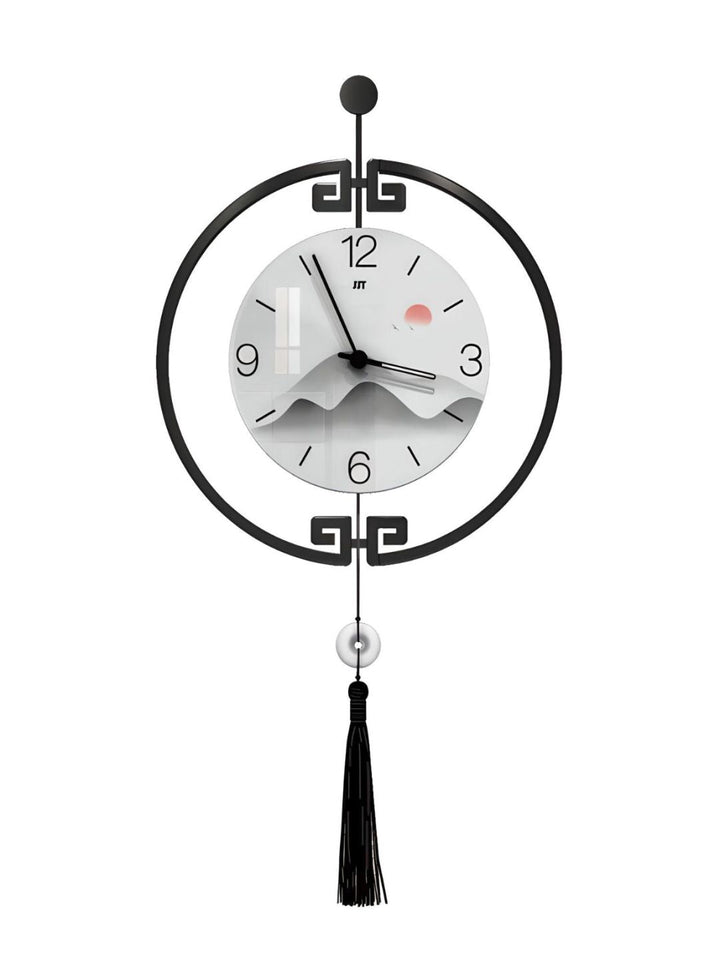 Abstract shaped wall clock