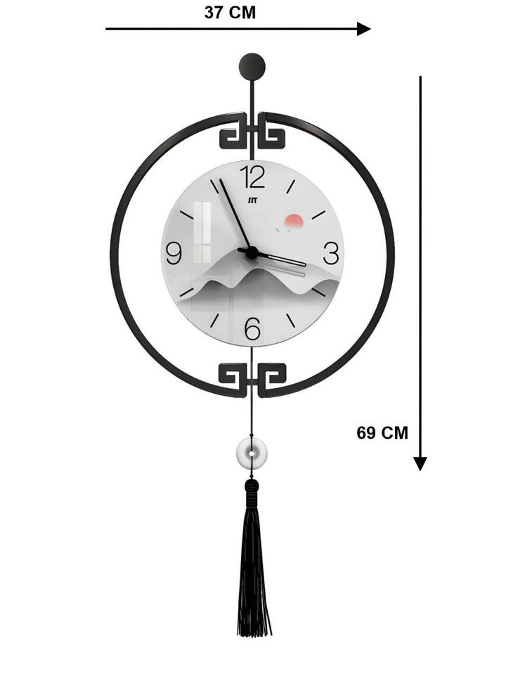 Abstract shaped wall clock