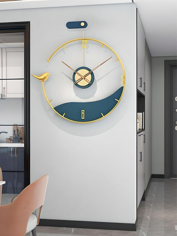 Abstract shaped wall clock