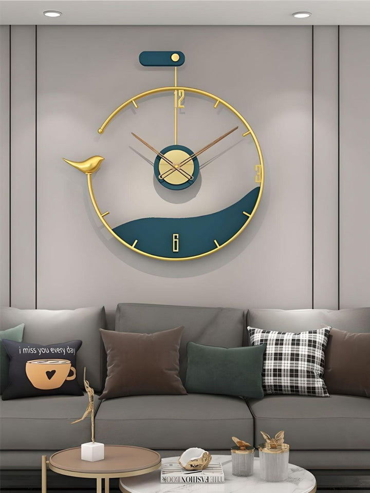Abstract shaped wall clock