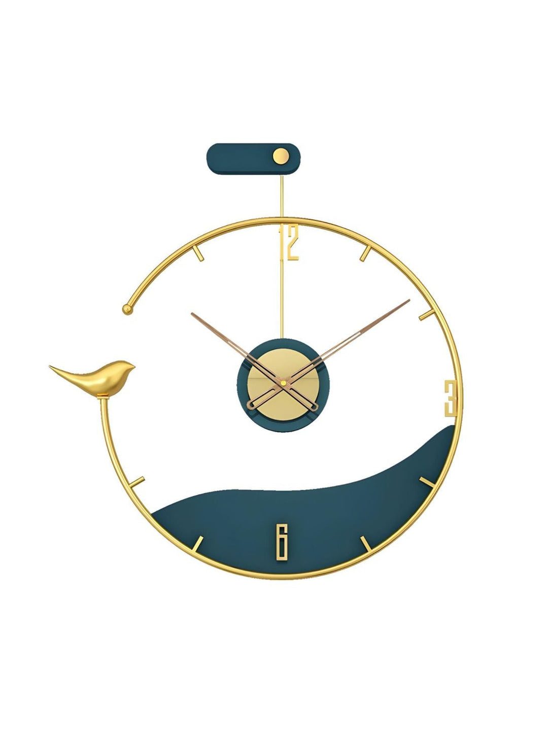 Abstract shaped wall clock