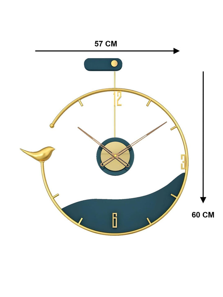 Abstract shaped wall clock