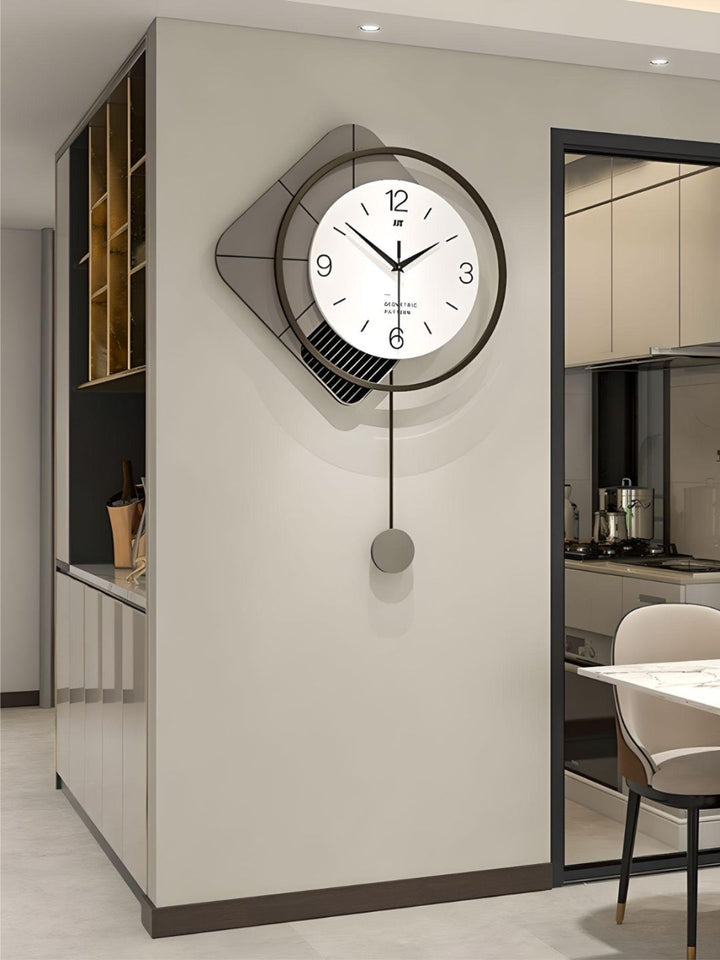 Abstract shaped wall clock