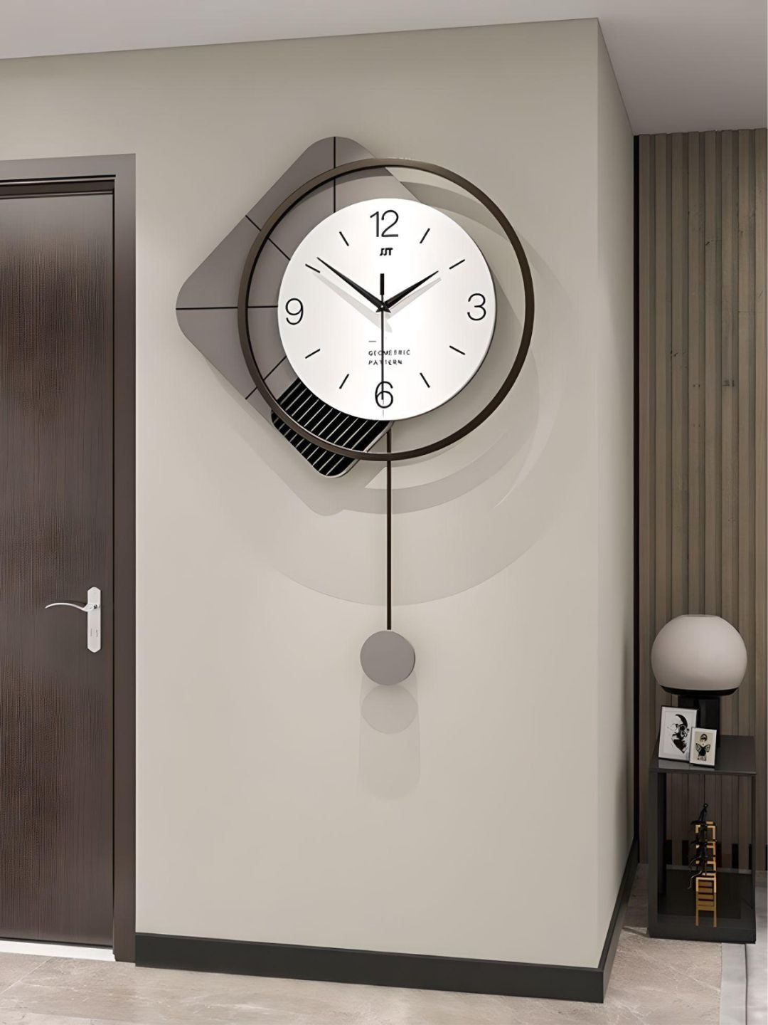 Abstract shaped wall clock