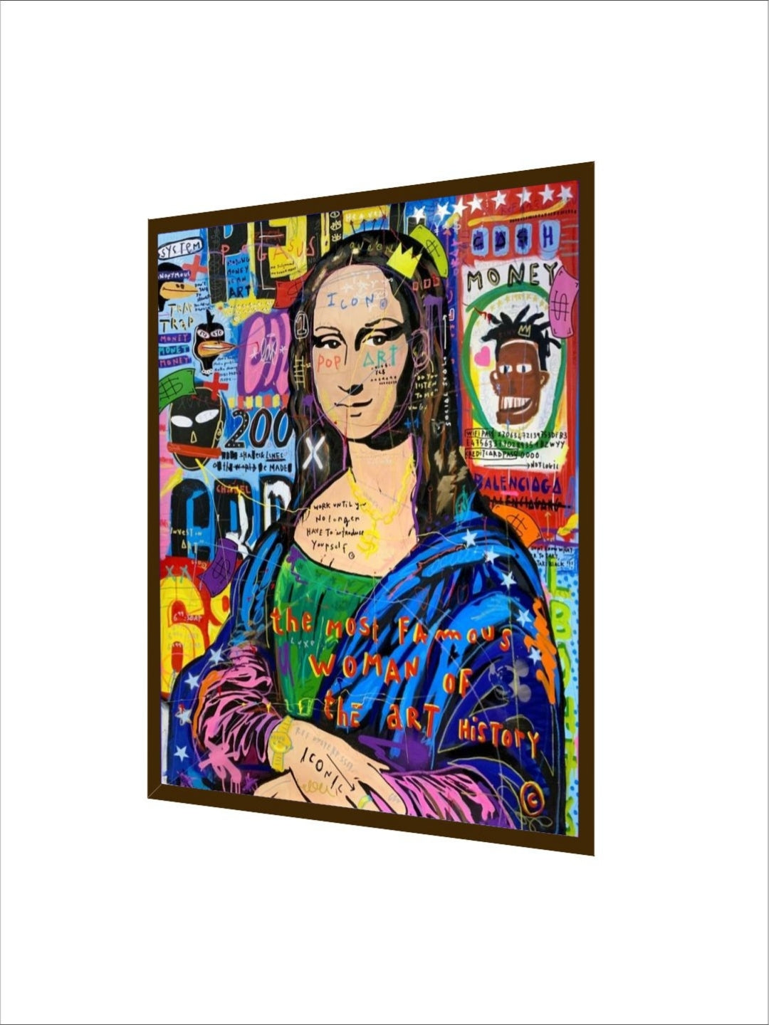 Renaissance Meets Urban Jungle - Pop Art Mona Lisa