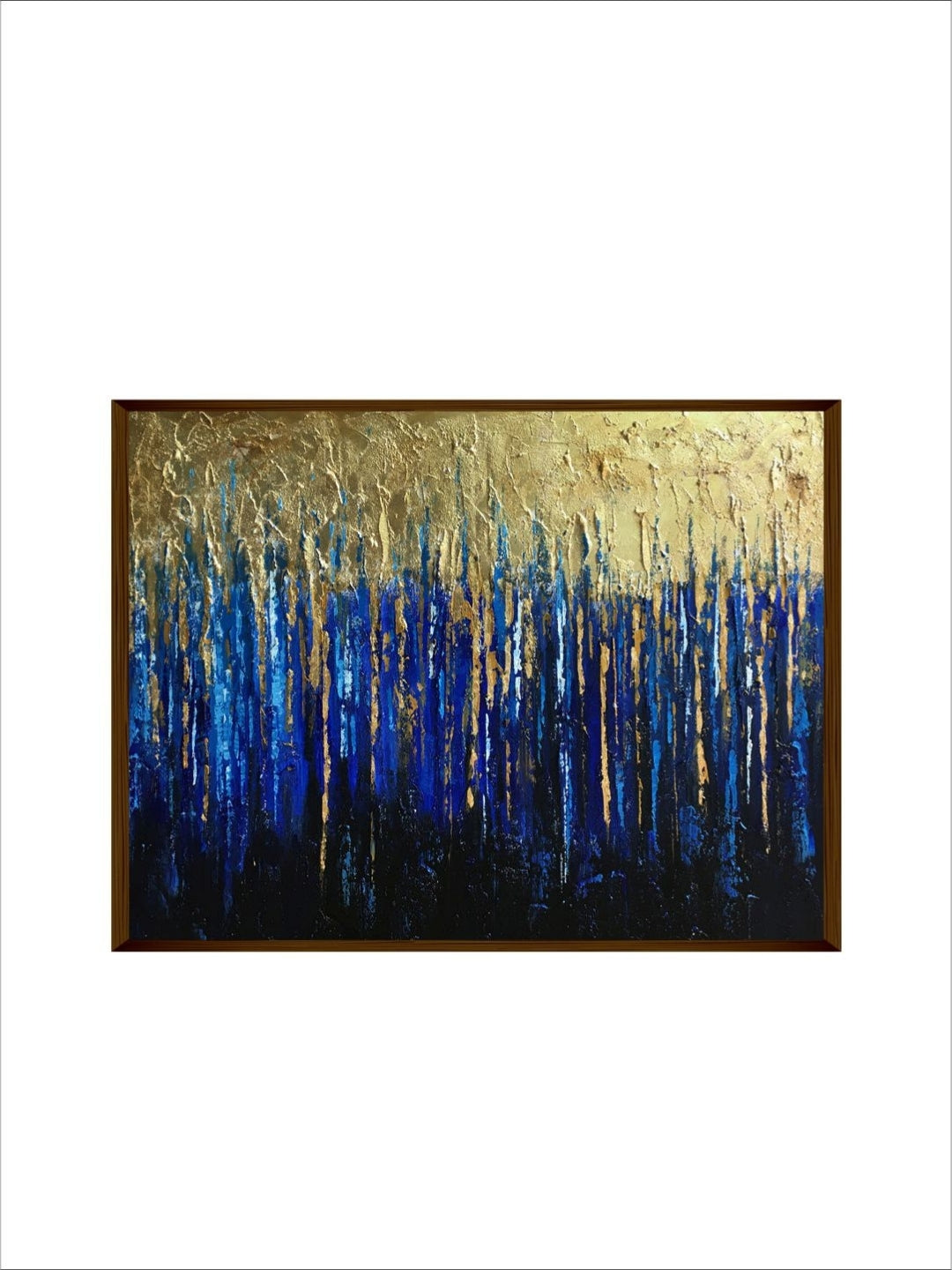 Blue Rhapsody in Drips - Artistic Wall Hangings