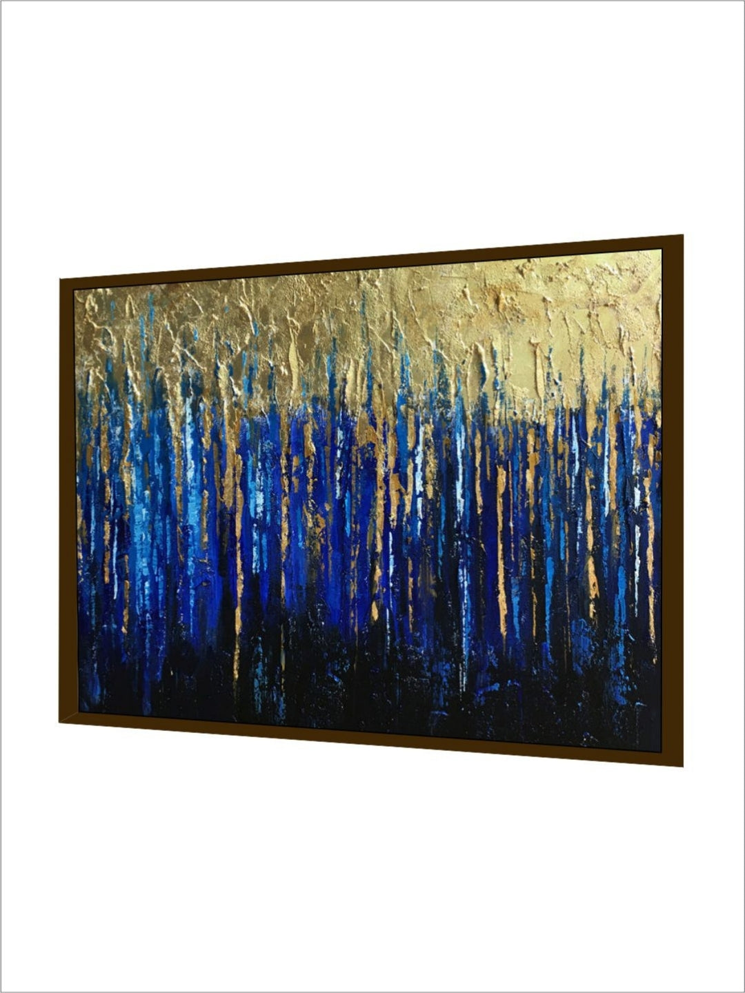 Blue Rhapsody in Drips - Artistic Wall Hangings