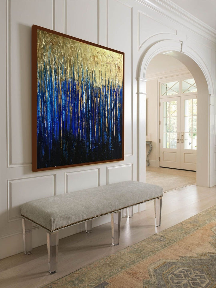 Blue Rhapsody in Drips - Artistic Wall Hangings