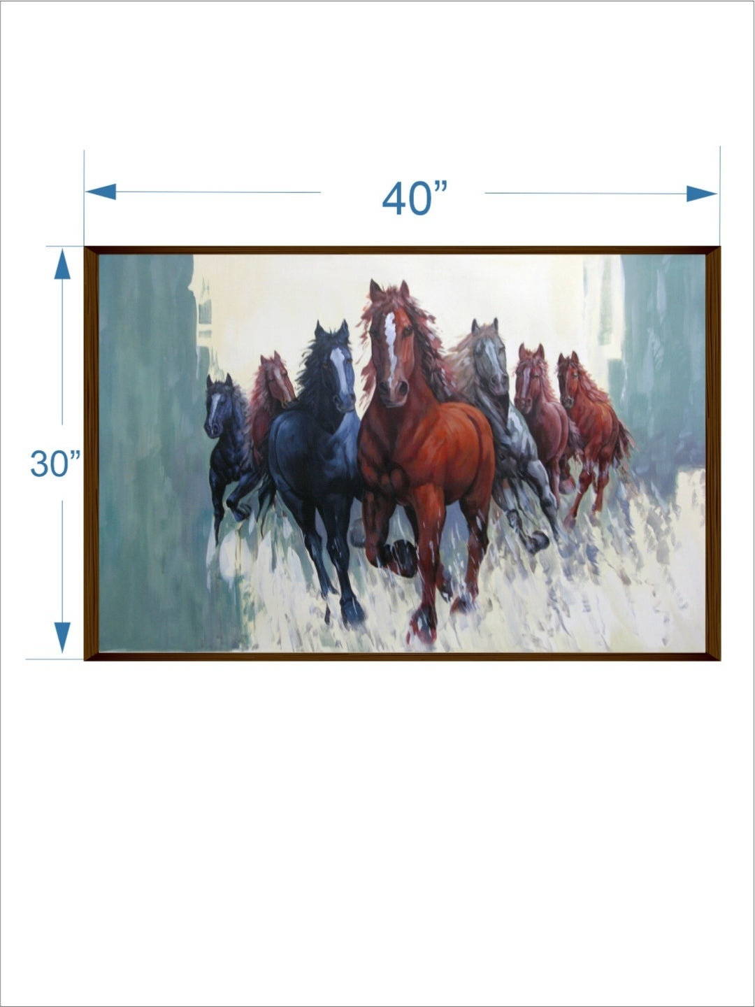 Mystic Equine Surge - Luck Horses Wall Art