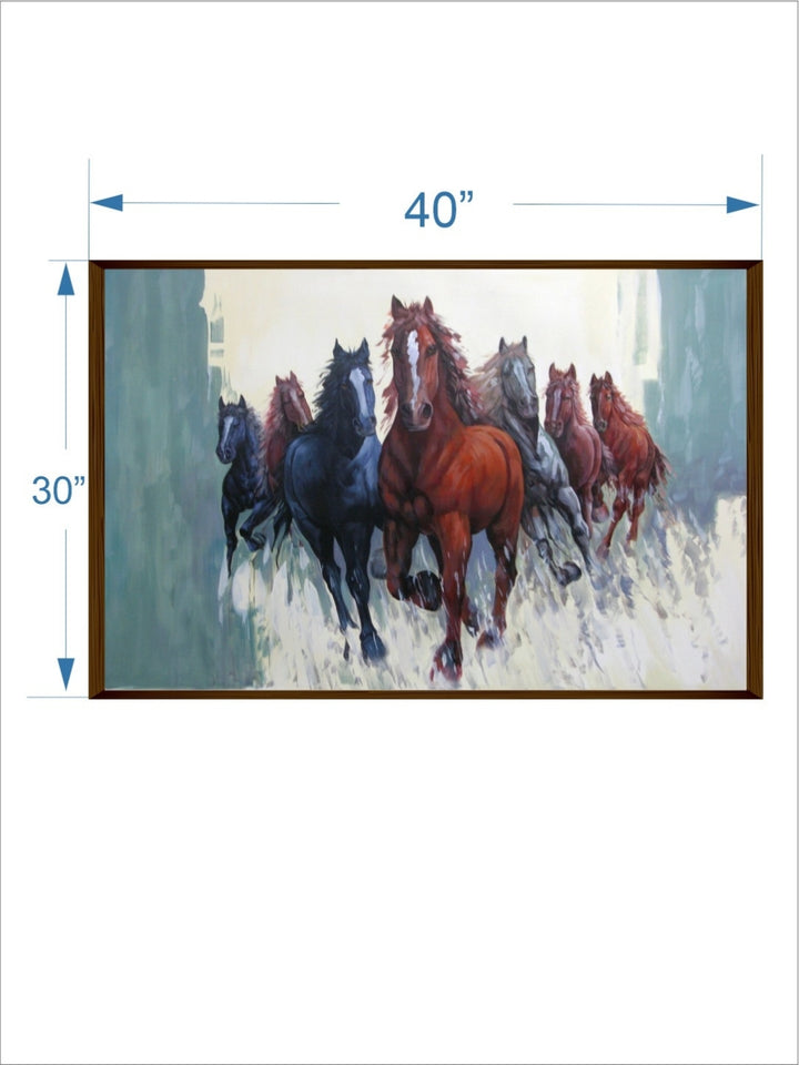 Mystic Equine Surge - Luck Horses Wall Art