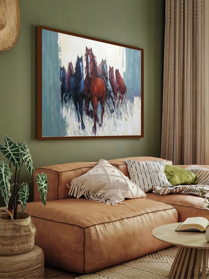 Mystic Equine Surge - Luck Horses Wall Art