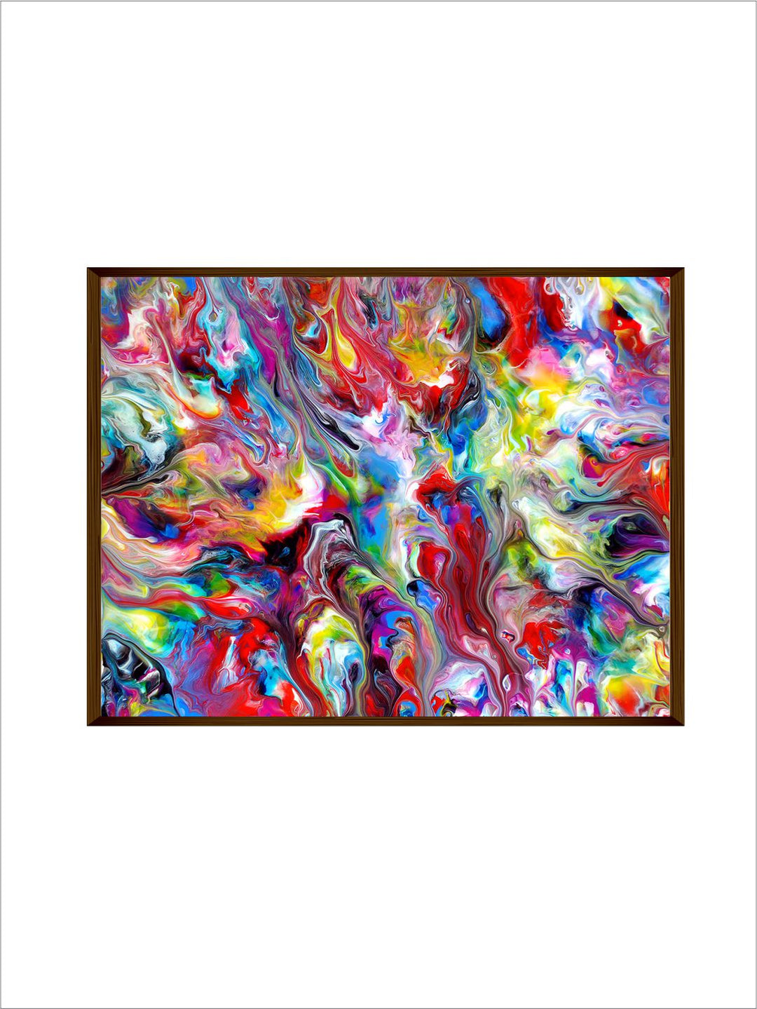 "Multicolored Abstract Paintings Wall Art''