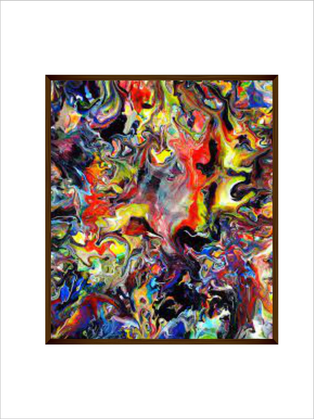 "Multicolored Abstract Painting Wall Art'' (Copy)
