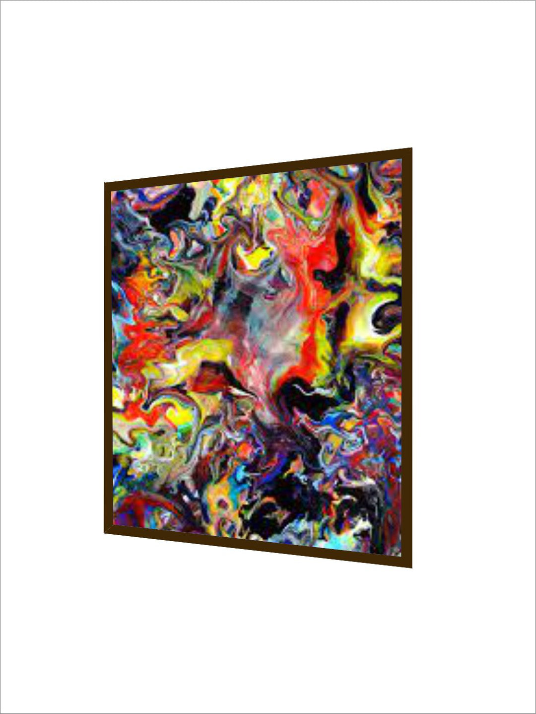 "Multicolored Abstract Painting Wall Art'' (Copy)