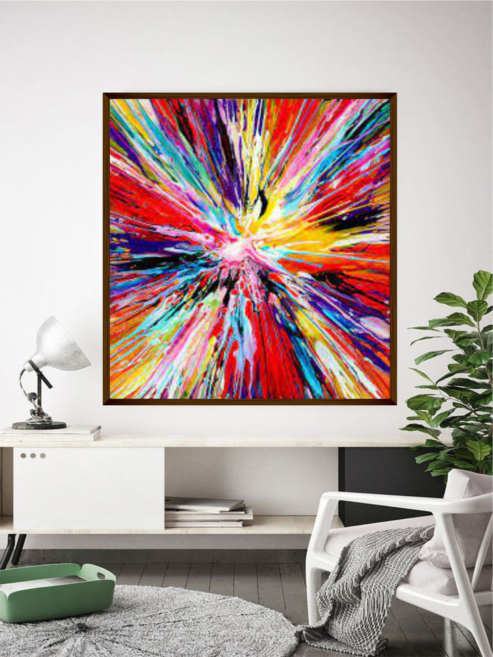 "Adults Multicolored Abstract Painting Wall Art''