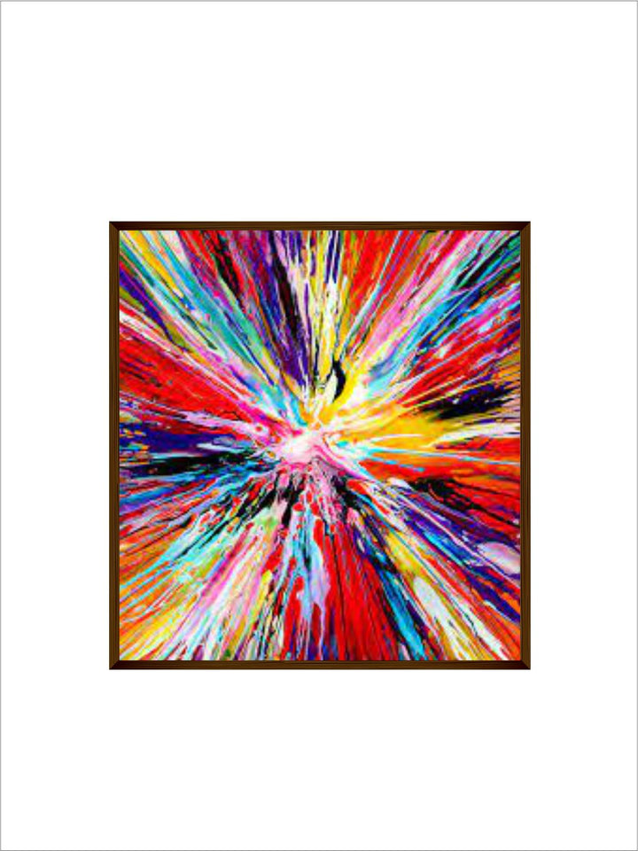 "Adults Multicolored Abstract Painting Wall Art''