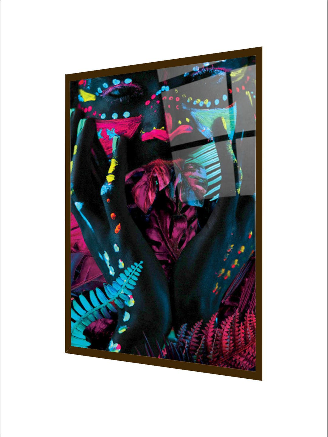 "Multicolored Abstract Painting Wall Art''