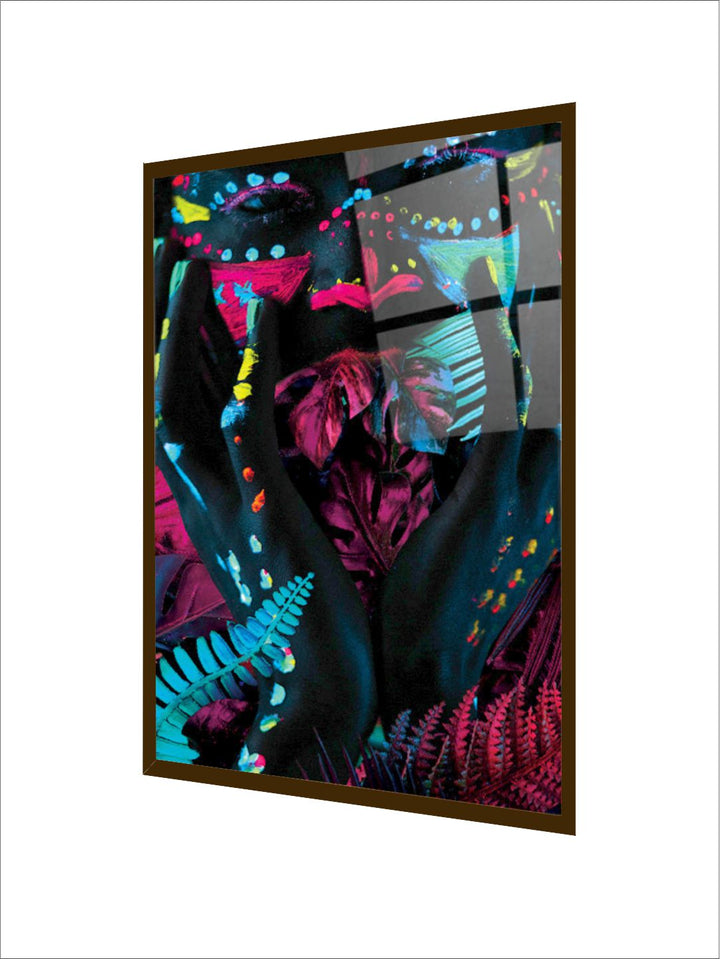 "Multicolored Abstract Painting Wall Art''