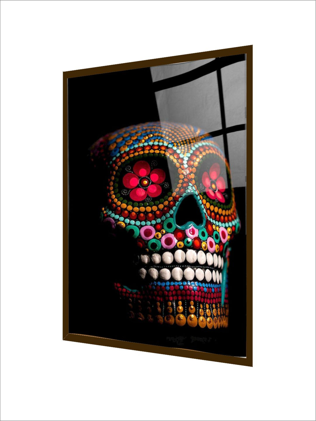 "Multicolor Abstract Painting Framed Wall Art''
