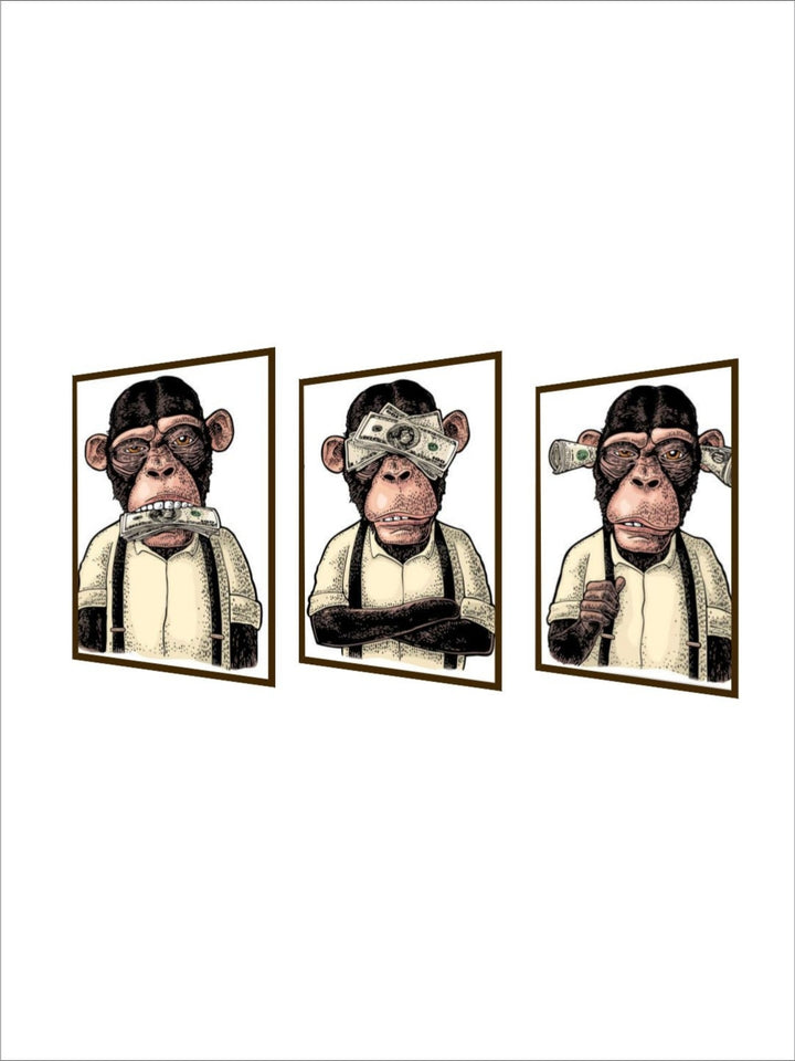 Wealth-Induced Silence - Framed painting