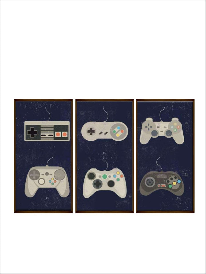 "Evolution of Digital Interaction - Controller canvas print "