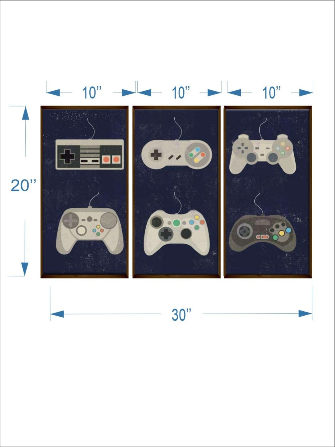 "Evolution of Digital Interaction - Controller canvas print "