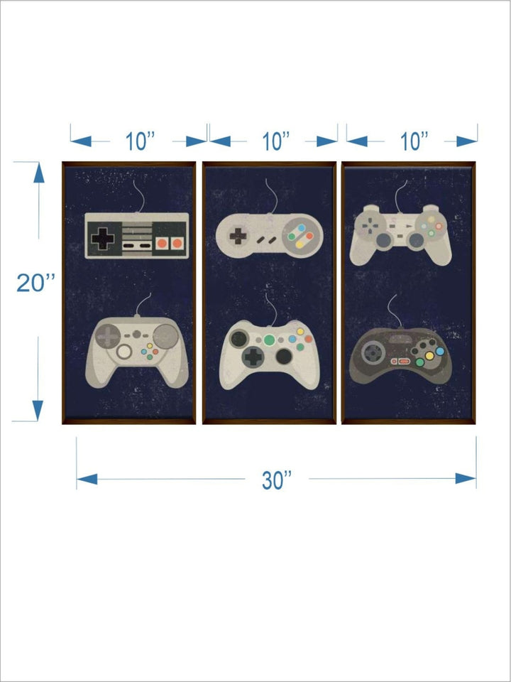 "Evolution of Digital Interaction - Controller canvas print "