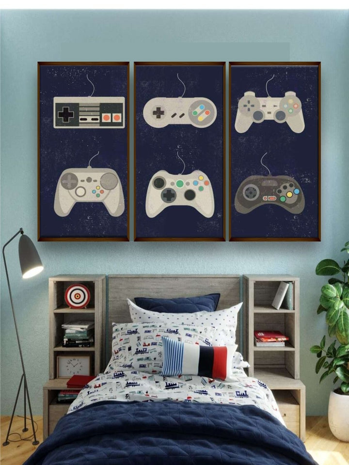 "Evolution of Digital Interaction - Controller canvas print "