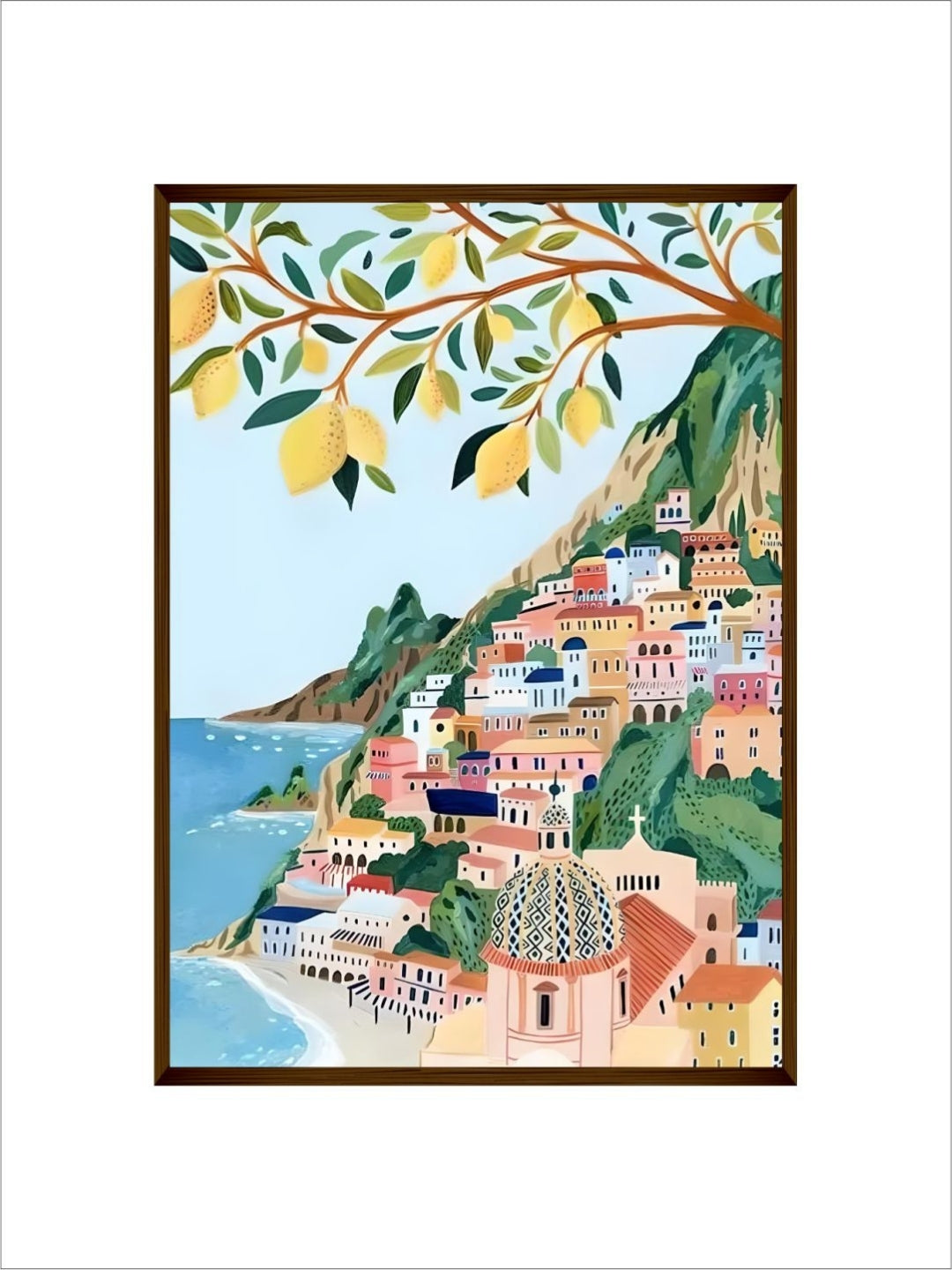 "Harmony in Coastal Colors - Framed Art Prints "