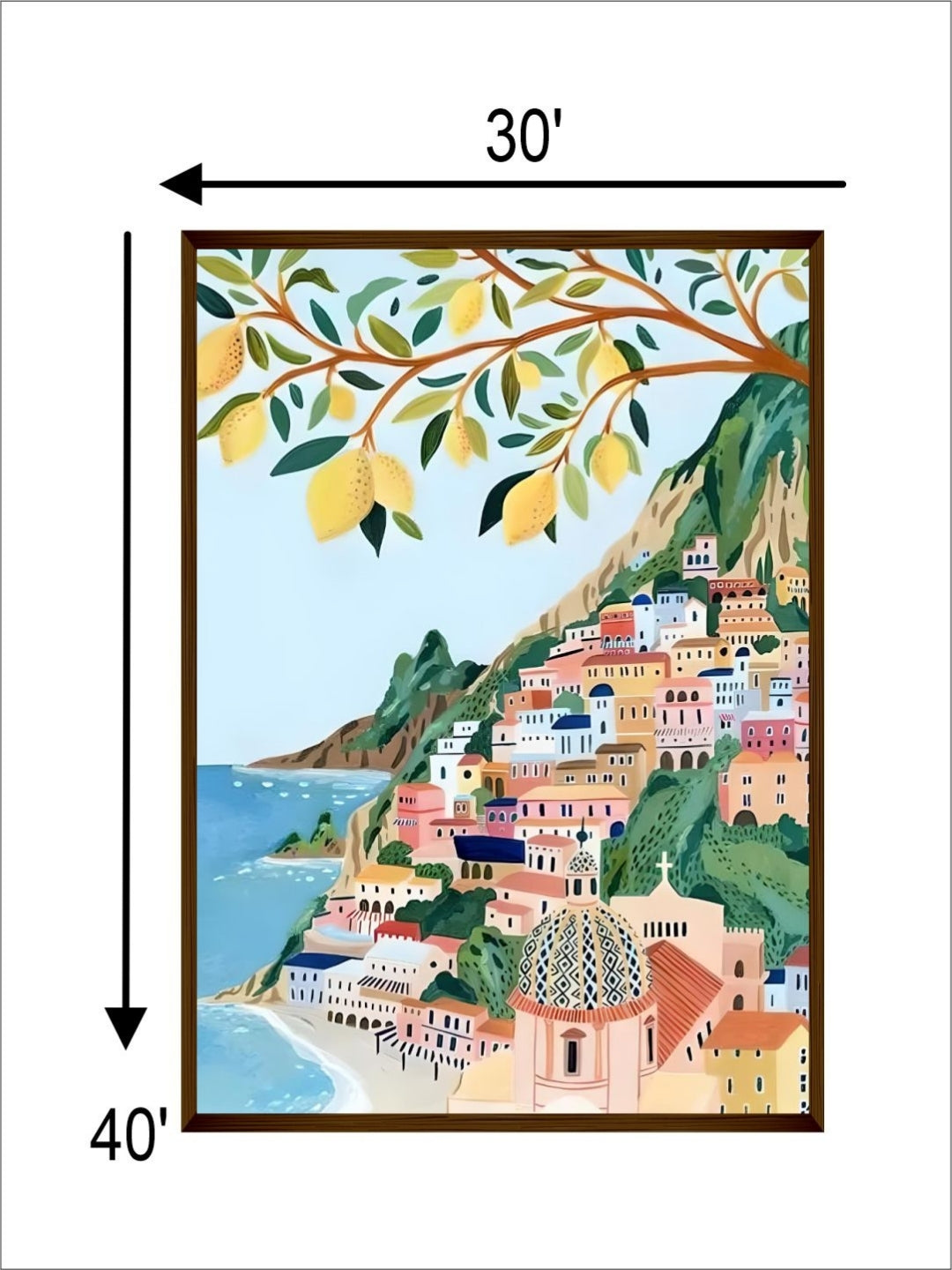 "Harmony in Coastal Colors - Framed Art Prints "