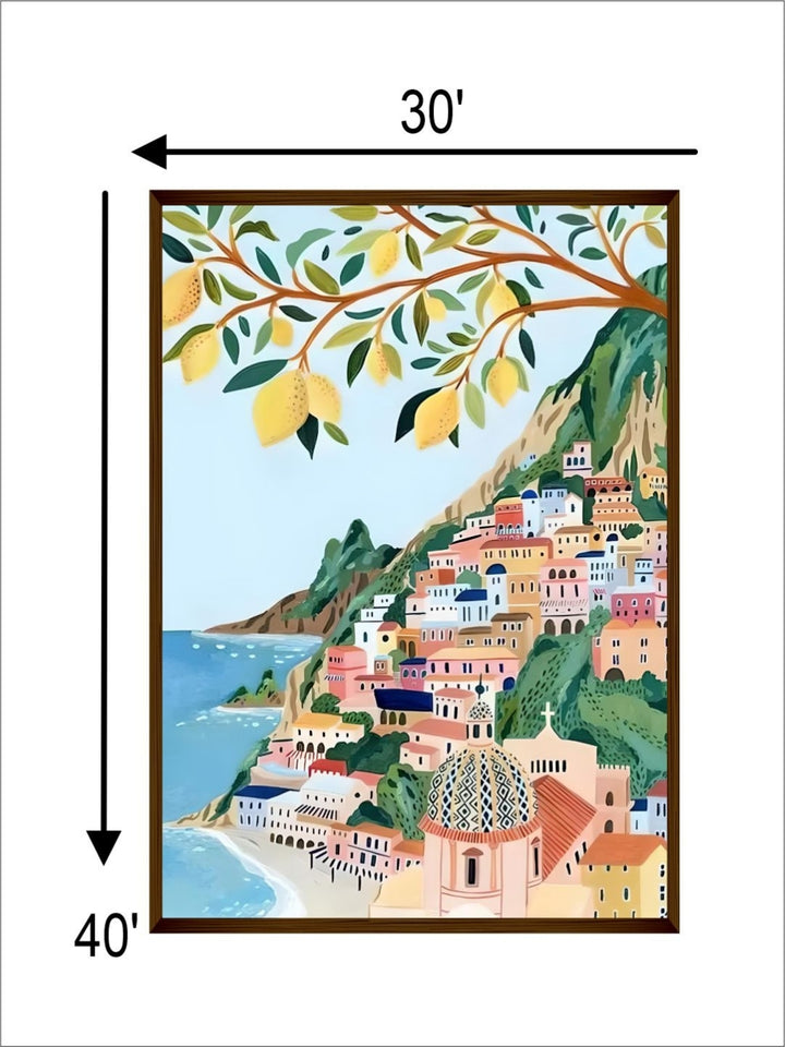 "Harmony in Coastal Colors - Framed Art Prints "
