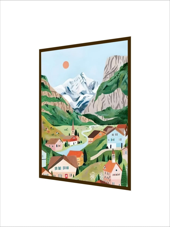 Eternal Peaks Fleeting Moments - Switzerland canvas art