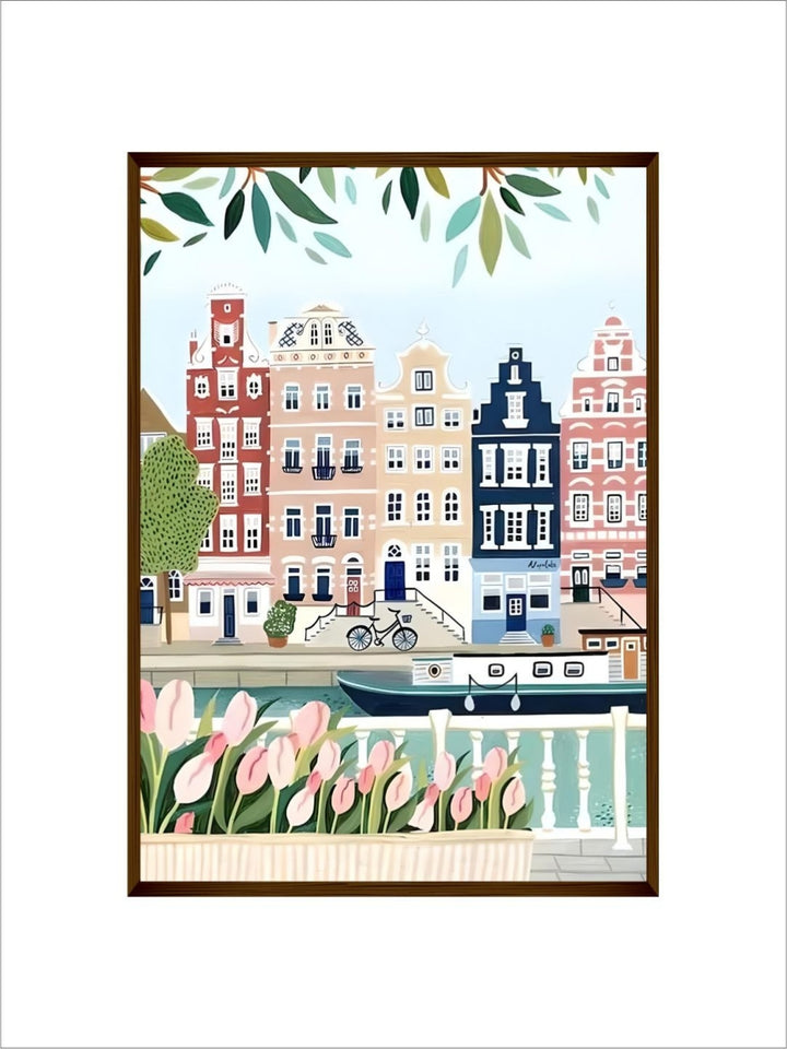 Tulips by Waterfront Homes - Cityscape wall decor