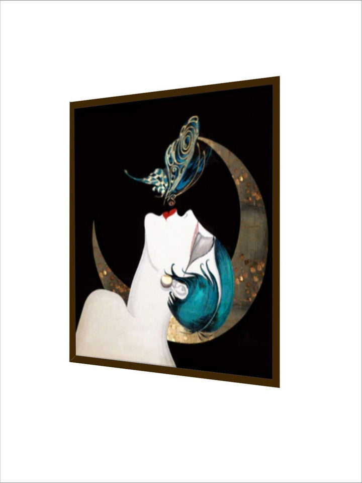 Celestial Grace Enigmatic Reveler - Modern Art Print