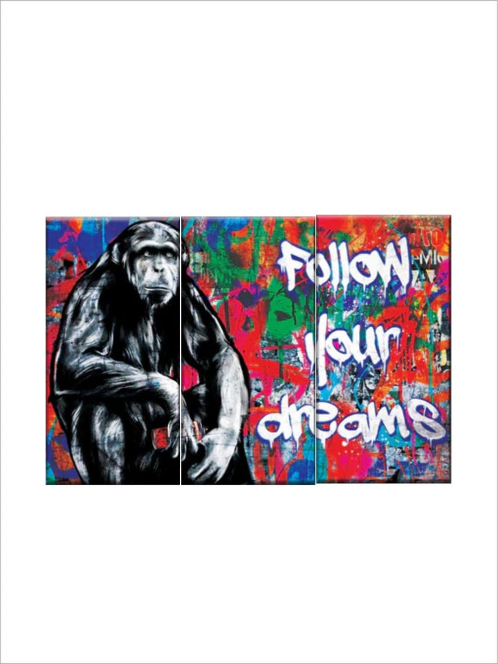 Graffiti?s Embrace on Canvas - Contemporary Canvas Art