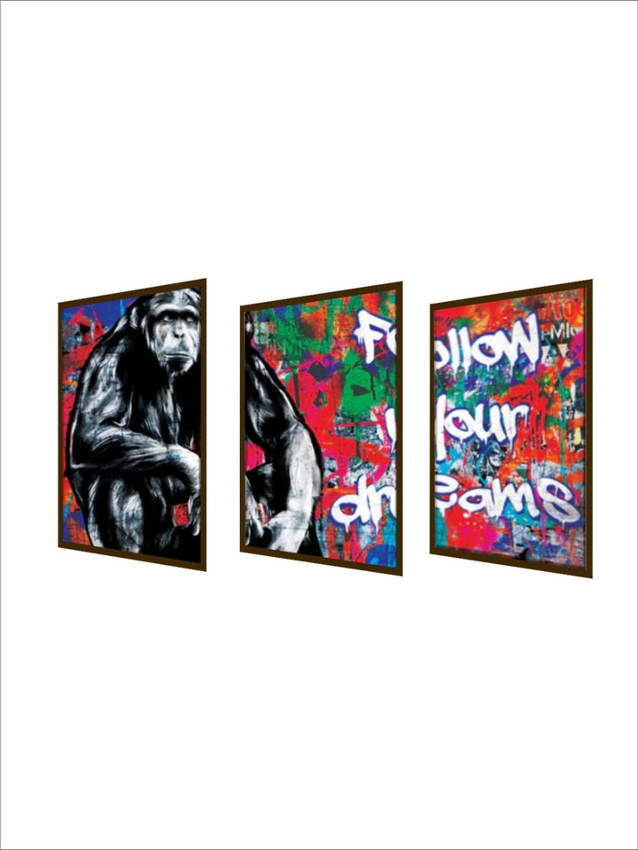 Graffiti?s Embrace on Canvas - Contemporary Canvas Art