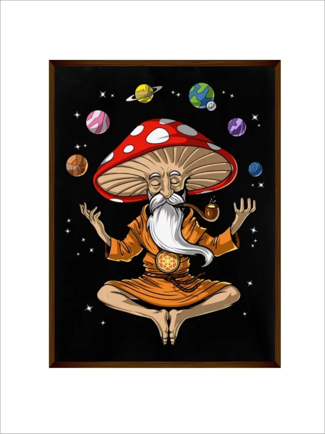 Stellar Spore Enlightenment - Buddha wall art
