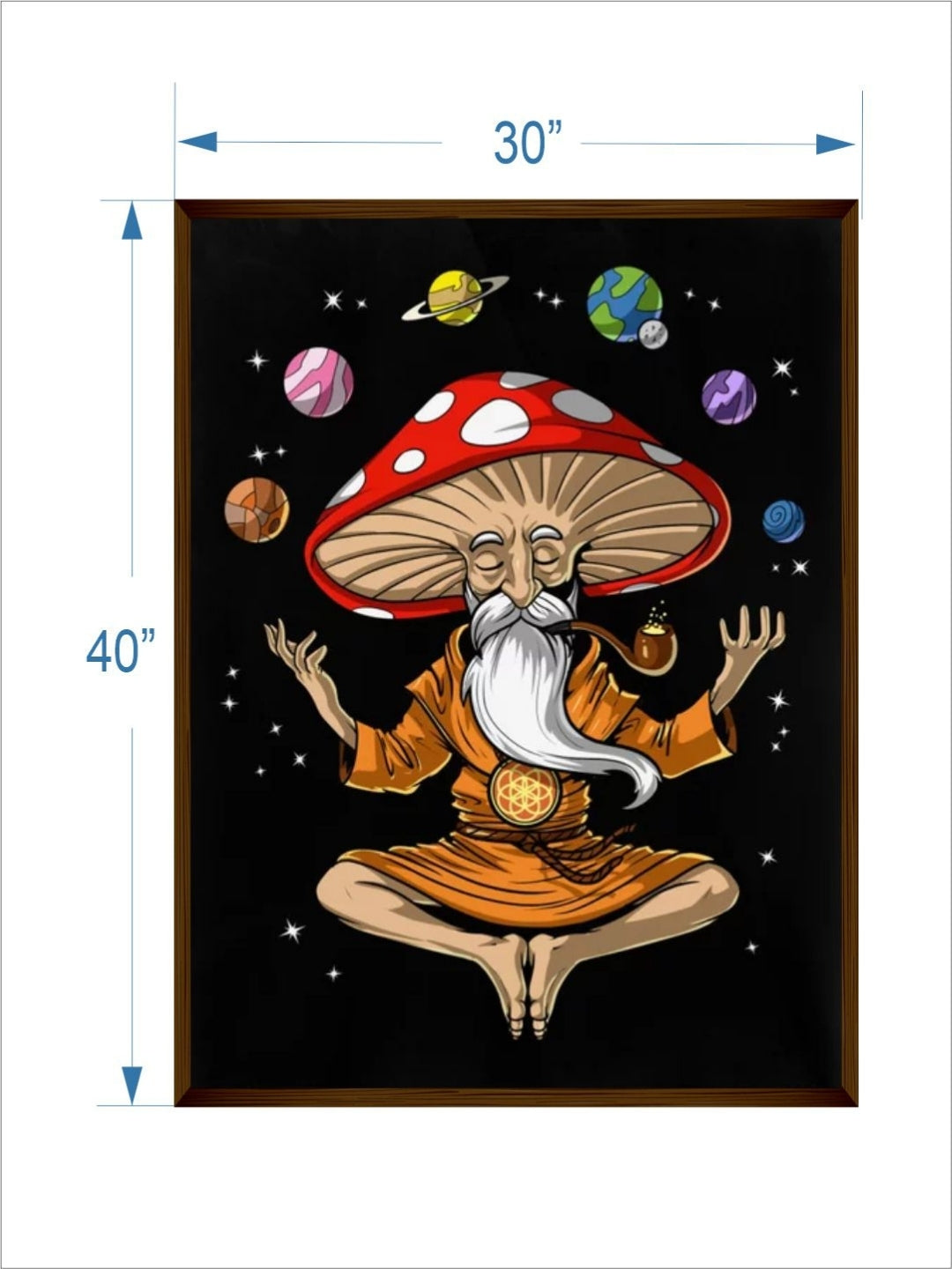 Stellar Spore Enlightenment - Buddha wall art