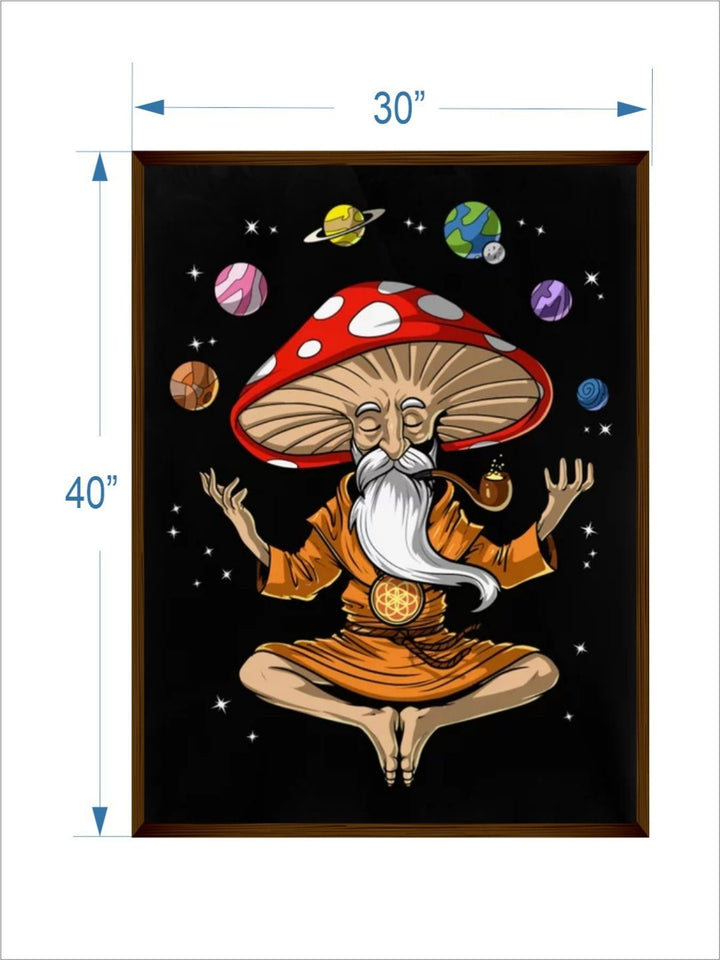 Stellar Spore Enlightenment - Buddha wall art