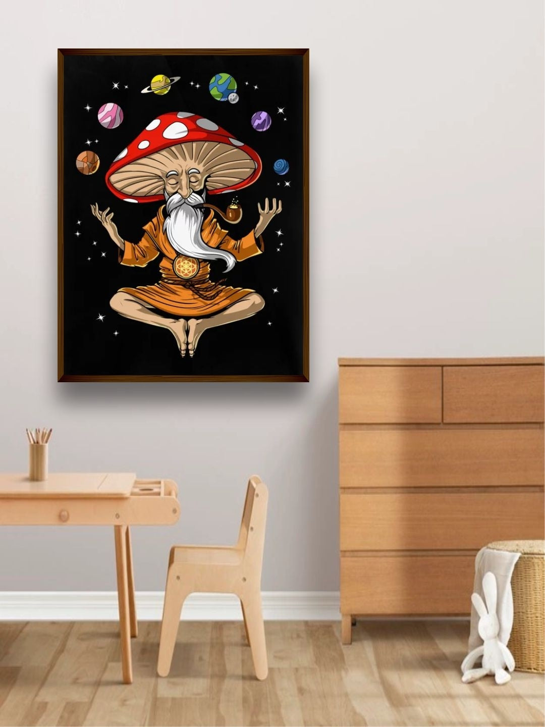 Stellar Spore Enlightenment - Buddha wall art