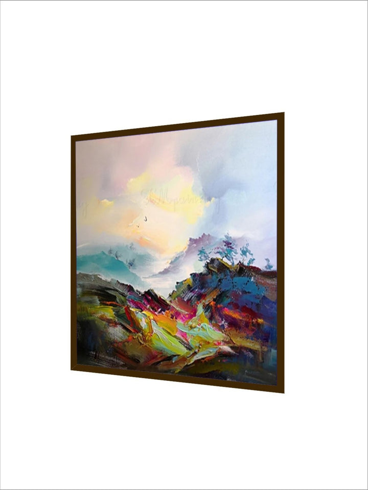 Chromatic Symphony of Dawn - Bedroom wall art