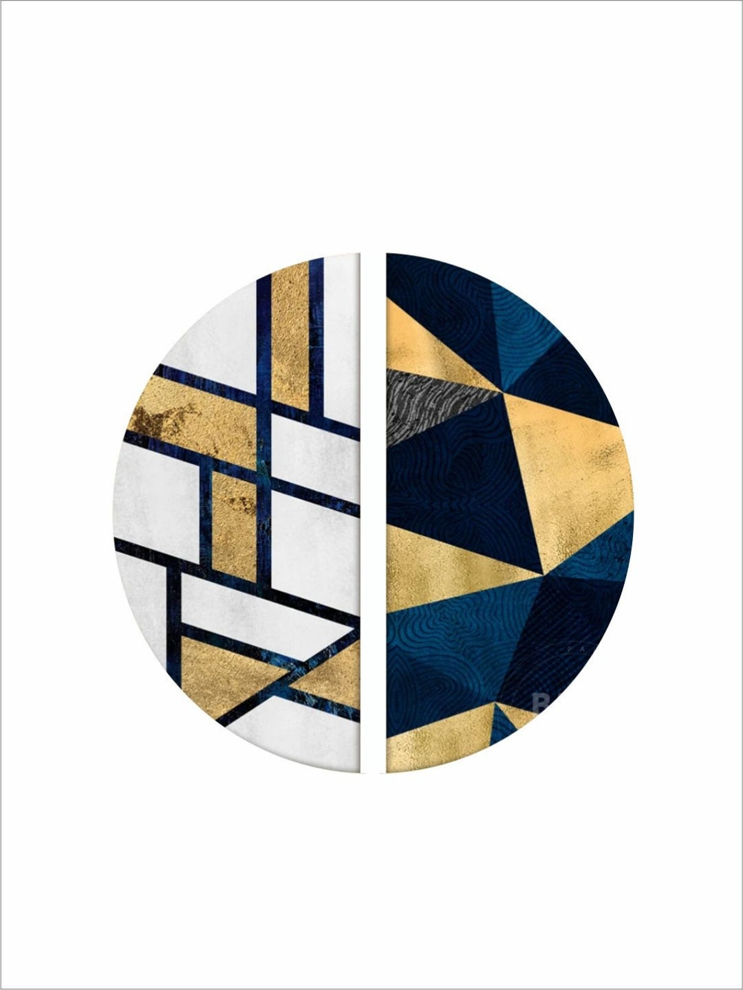 Abstract Slices of Elegance - Canvas wall art