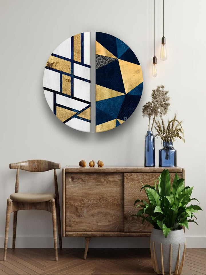 Abstract Slices of Elegance - Canvas wall art
