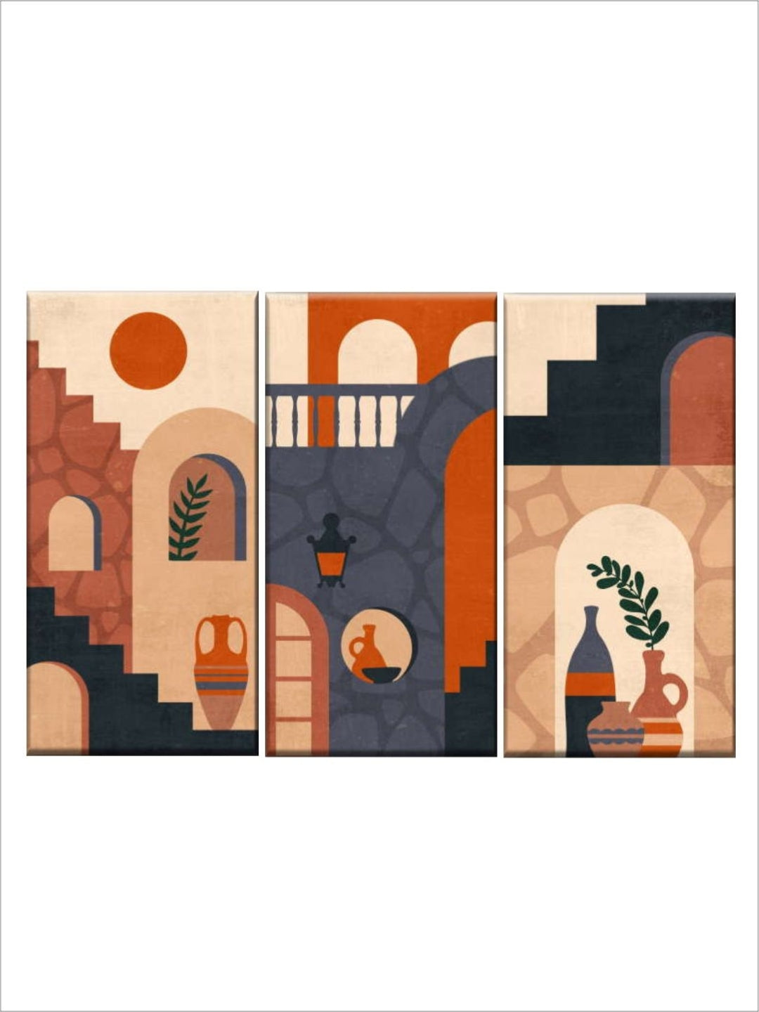 Architectural Nature Fusion - Abstract Wall Art