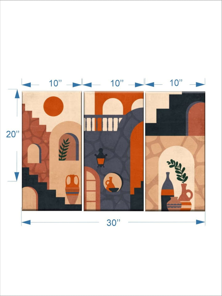 Architectural Nature Fusion - Abstract Wall Art
