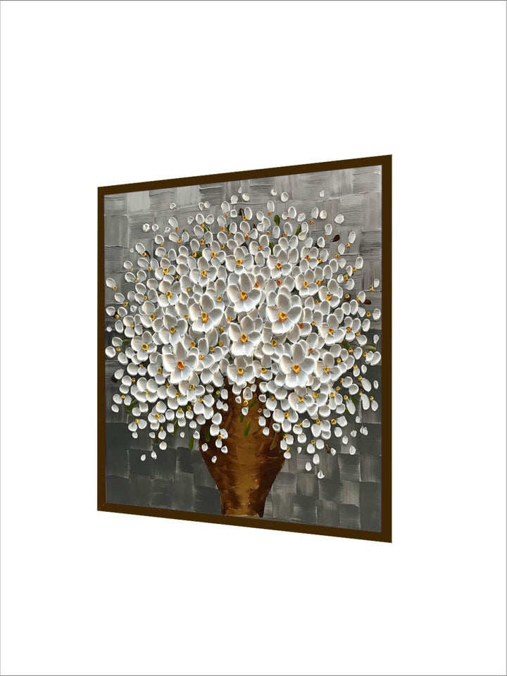 Vase with a Thousand Petals - Textured canvas Art
