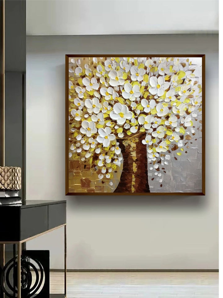 Whispering Petals Symphony - Realistic canvas art