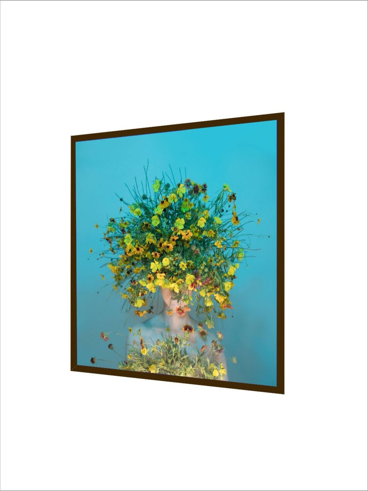 Floral Consciousness Bloom - Unique canvas wall art