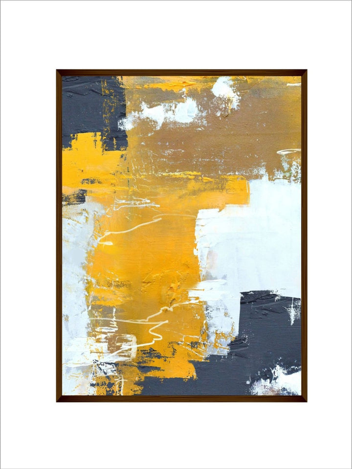 Abstract Layers in Earth Tones - Abstract Expressionism